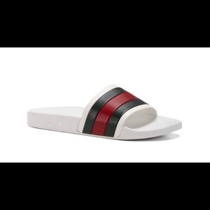 Gucci slides white (new)